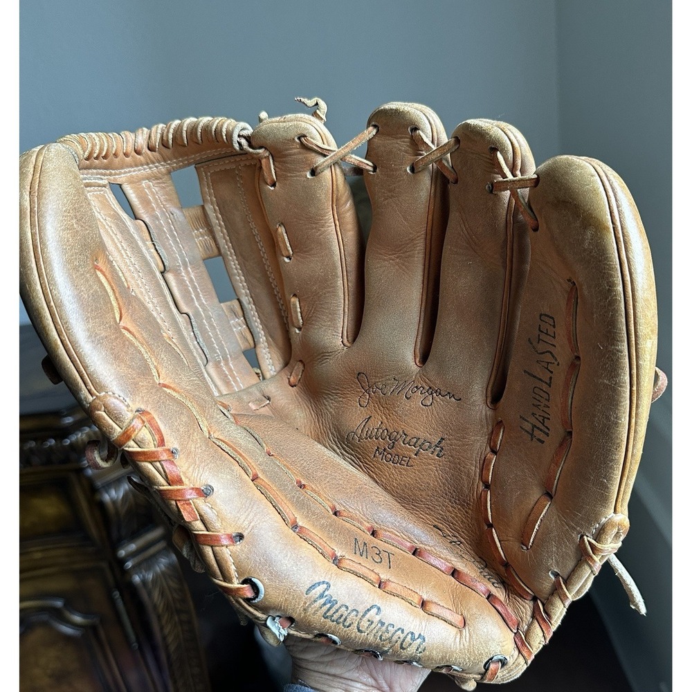 MacGregor M3T Autograph Model Joe Morgan Leather Baseball Glove Right Hand Throw
